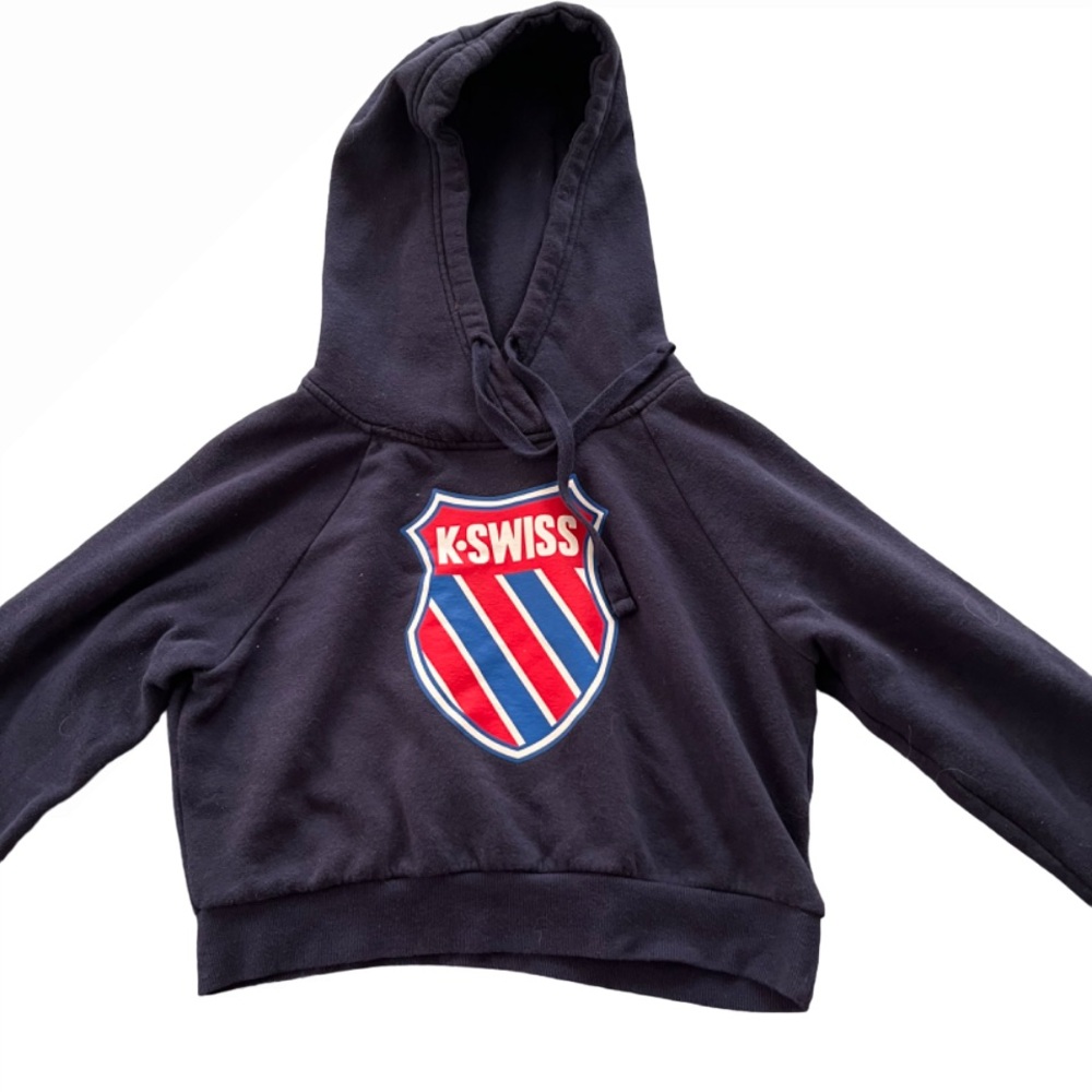 K•SWISS CROPPED HOODIE